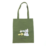 トムとジェリー トートバッグ カーキー