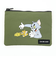 トムとジェリー CHEES DAY フラットポーチ (カーキ)