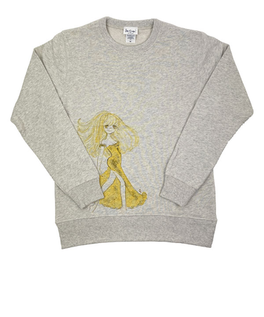 水森亜土 ドレス トレーナー(M) オートミール アパレル 亜土ちゃん