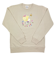 水森亜土 ヨーヨー トレーナー(M) ライトベージュ アパレル 亜土ちゃん