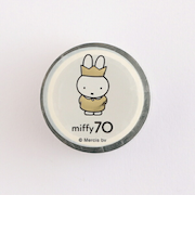 ミッフィー miffy 70th 金箔クリアマスキングテープ (Queen) 文具