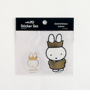 ミッフィー miffy 70th クリアステッカーセット (Queen) 文具 日本製