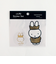 ミッフィー miffy 70th クリアステッカーセット (Queen) 文具 日本製