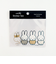 ミッフィー miffy 70th クリアステッカーセット (miffy) 文具 日本製