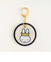 ミッフィー miffy 70th ワッペン キーホルダー(Ivory) 文具