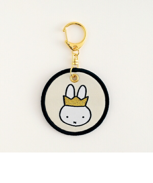 ミッフィー miffy 70th ワッペン キーホルダー(Ivory) 文具