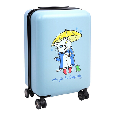 アンジー・ラ・コケット☆麗しのアンジー スーツケース キャリーケース S ブルー 機内持ち込み 軽量 40.5L