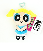 パワーパフガールズ バブルス ぬいぐるみキーリング キーホルダー