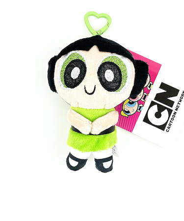 パワーパフガールズ バターカップ ぬいぐるみキーリング キーホルダー