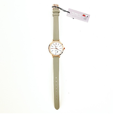 スヌーピー 2レイヤーウォッチ グレー 時計 腕時計 SNOOPY