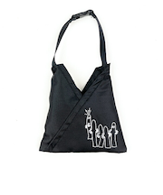 ムーミン ニョロニョロ タイニーA-BAG ブラック 小物入れ MOOMIN