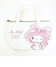 サンリオ マイメロディ 水彩ビッグリボン 保冷帆布ランチバッグ Sanrio