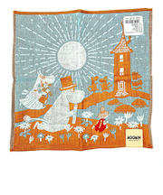 ムーミン お家へ帰ろう 三重ガーゼハンカチ