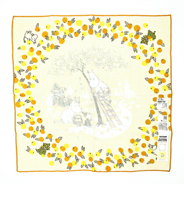 ムーミン オレンジ リバーシブルランチクロス