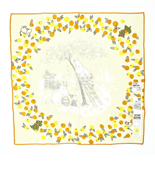 ムーミン オレンジ リバーシブルランチクロス