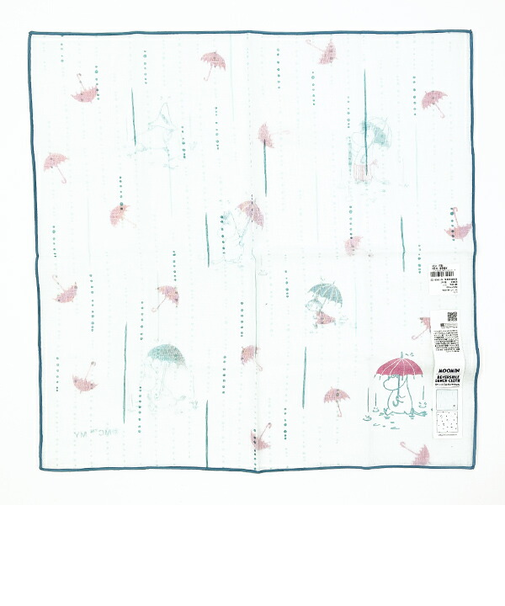 ムーミン 雨ストライブ リバーシブルランチクロス