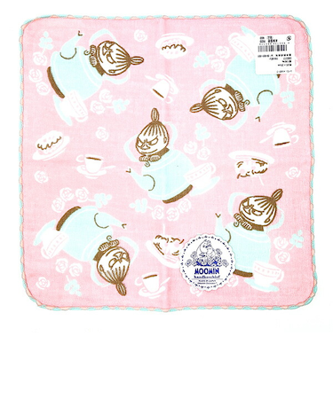 ムーミン リトルミイ＆ティー ガーゼパイルハンカチ