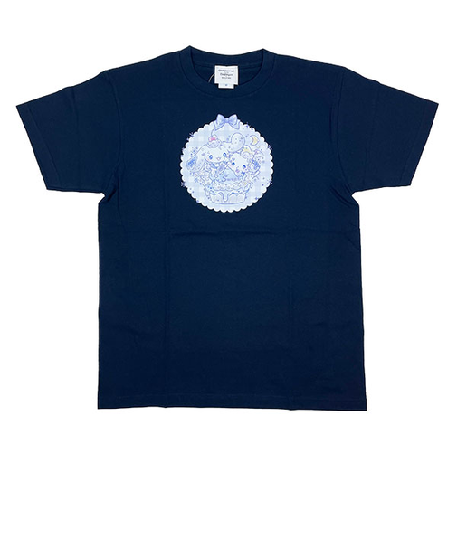 サンリオ シナモロール×こぎみゅん ドーリーミックス Tシャツ(M) ネイビー アパレル Sanrio