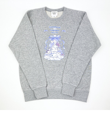 サンリオ シナモロール×こぎみゅん ドーリーミックス トレーナー(M) グレー アパレル Sanrio