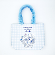 サンリオ シナモロール×こぎみゅん ドーリーミックス フリルハンドルトートバッグ ブルー Sanrio