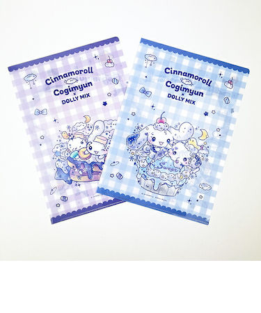 サンリオ シナモロール×こぎみゅん ドーリーミックス A4クリアファイル2枚セット 文具 スクール Sanrio
