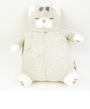 ねこ肯定感 さばとらのさば ぬいぐるみ (L)