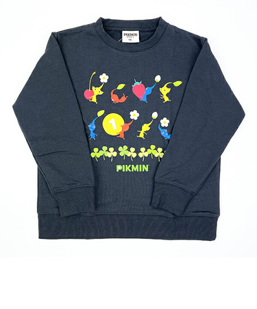 ピクミン KIDSダンドリトレーナー チャコール 130cm アパレル 任天堂