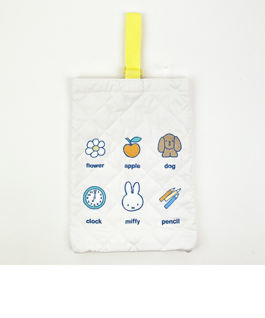 ミッフィー miffy キルトシューズバッグ アイボリー スクール キッズ