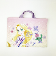 ディズニー プリンセス ラプンツェル キルトチャームバッグ ラベンダー トートバッグ スクール キッズ Disney