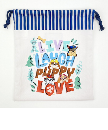 パウパトロール 巾着(中) アイボリー ランチ スクール パウパト