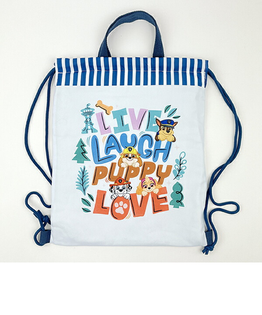 パウパトロール キルトナップザック ライトブルー バッグ リュック スクール キッズ パウパト