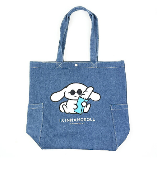 サンリオ アイシナモロールデニムトートバッグ(サングラス) Sanrio
