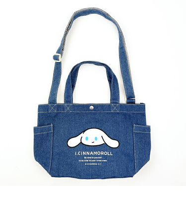 サンリオ アイシナモロール デニムショルダーバッグ(カオ) Sanrio
