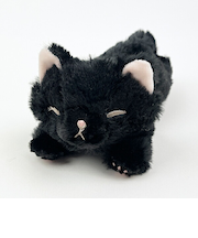 くたっとびより クロネコ マスコット ぬいぐるみ