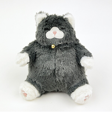 ねこ肯定感 くろねこのまぐろ  手のひらサイズ  ぬいぐるみ