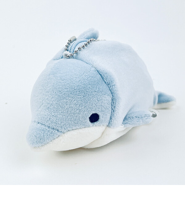 マシュマロアクアミエ イルカ 立体ポーチ キーホルダー