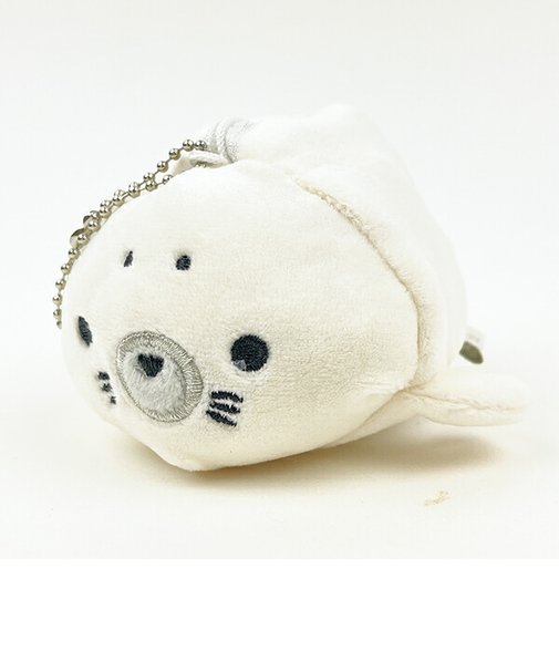 マシュマロアクアミエ アザラシ 立体ポーチ キーホルダー