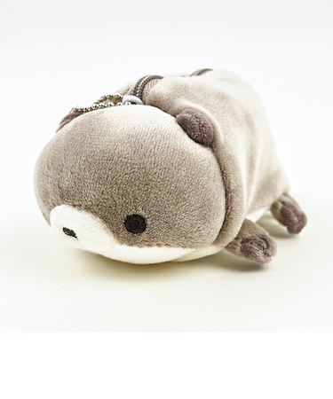 マシュマロアクアミエ カワウソ 立体ポーチ キーホルダー