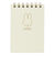 ミッフィー miffy ミニリングメモ(アイボリー) 文具 日本製