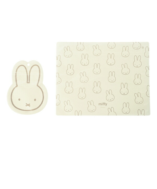 ミッフィー miffy ジッパーバッグ(アイボリー) ポーチ