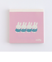 ミッフィー miffy メモパッド・スクエア(fun) 文具 日本製