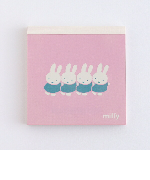 ミッフィー miffy メモパッド・スクエア(fun) 文具 日本製