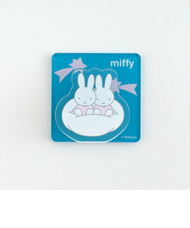 ミッフィー miffy メモクリップスタンド(blue) 文具 日本製