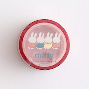 ミッフィー miffy 金箔クリアマスキングテープ(fun) 文具