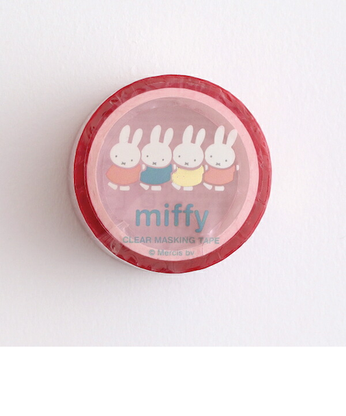 ミッフィー miffy 金箔クリアマスキングテープ(fun) 文具