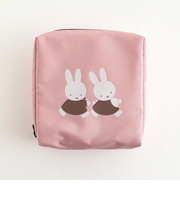 ミッフィー miffy スクエアポーチ(pink)
