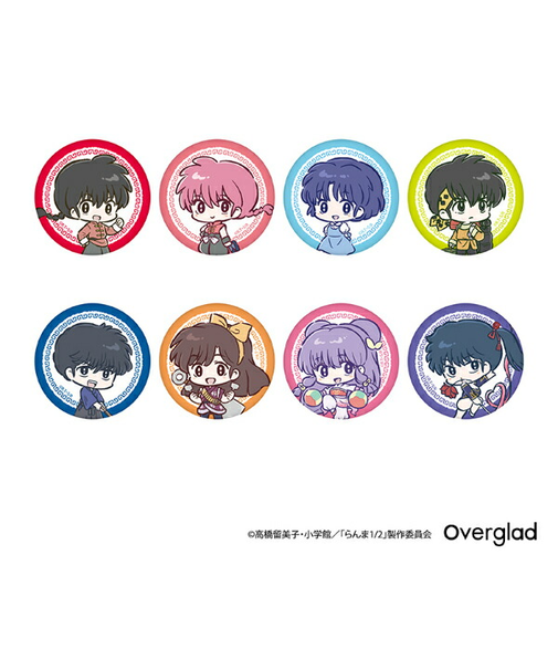 らんま1/2 デフォルメver. トレーディング缶バッジ 8種類コンプリートBOX
