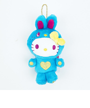 サンリオ ハローキティ マスコットコレクション カラフルバニー ブルー ぬいぐるみ サンリオ