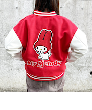 サンリオ マイメロディ チアフルメロディ スタジャン L アパレル スカジャン サンリオ