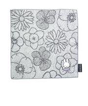 ミッフィー miffy (グレー) ガーデンサテンシリーズ